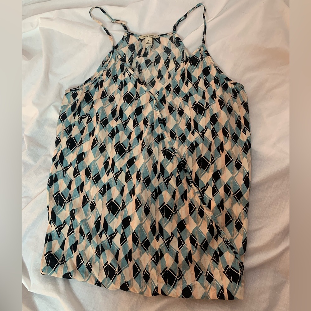 Lucky Brand front wrap tank top S adjustable straps